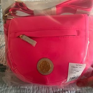 Lilly Pulitzer Neoprene Crossbody in Aura Pink